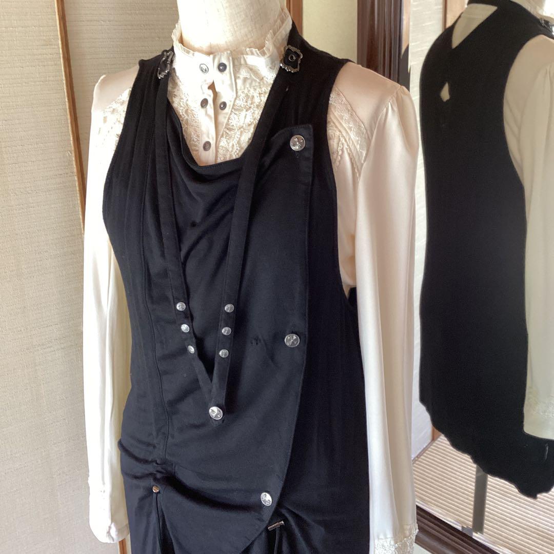 Ozz Croceブラック ジレ　商品番号【27】