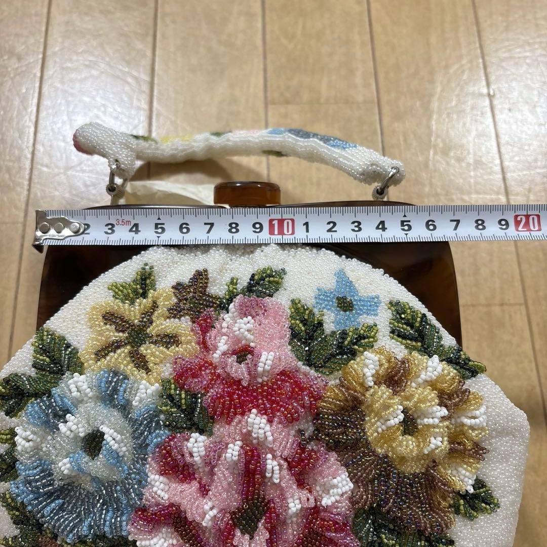 和装小物　ビーズバッグ　サンダル　ハンドバッグ　がま口　花柄