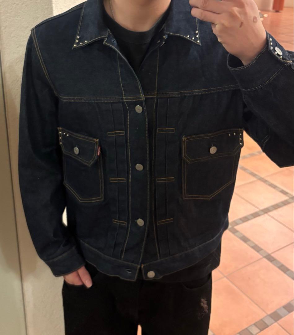 Levi's リジットデニムジャケット　TYPE 2nd スタッズ付き