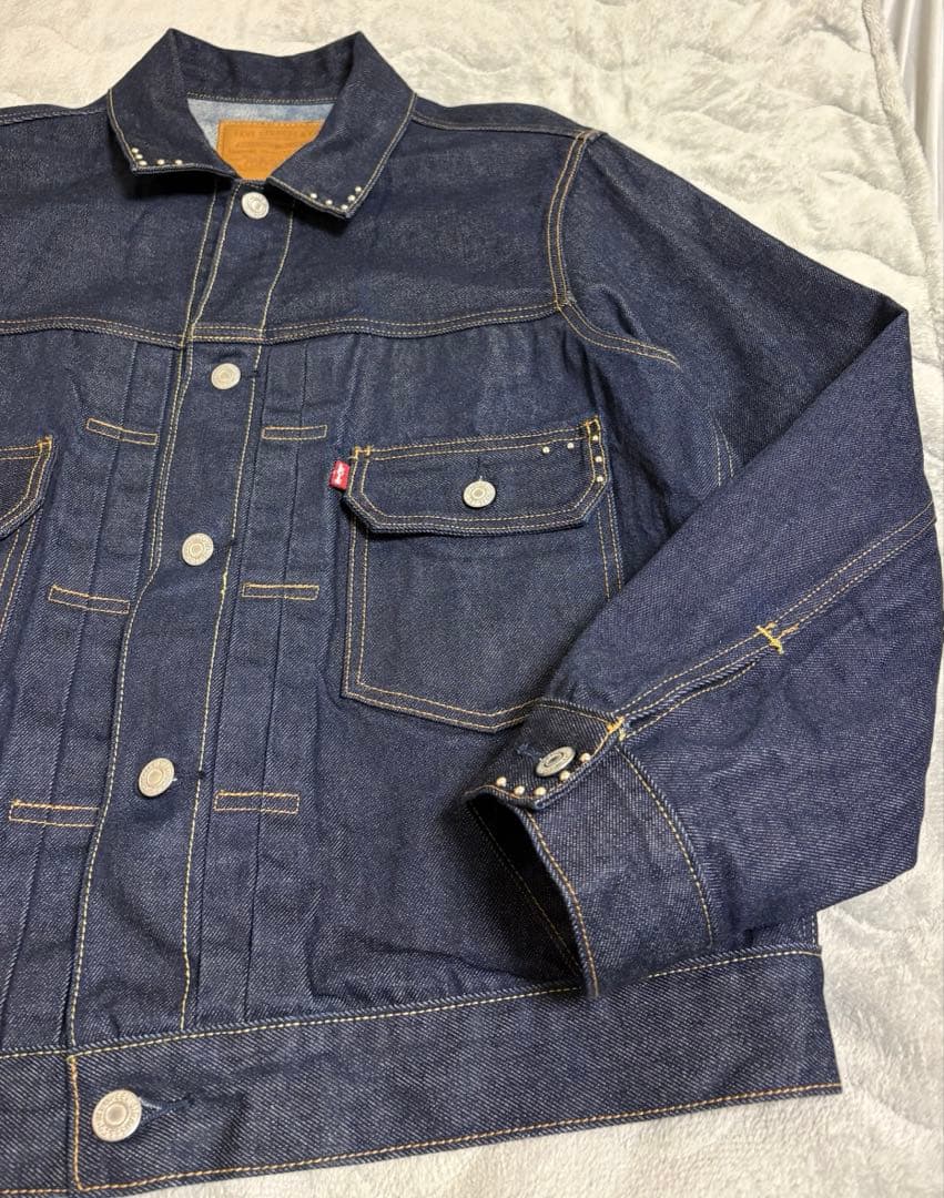 Levi's リジットデニムジャケット　TYPE 2nd スタッズ付き