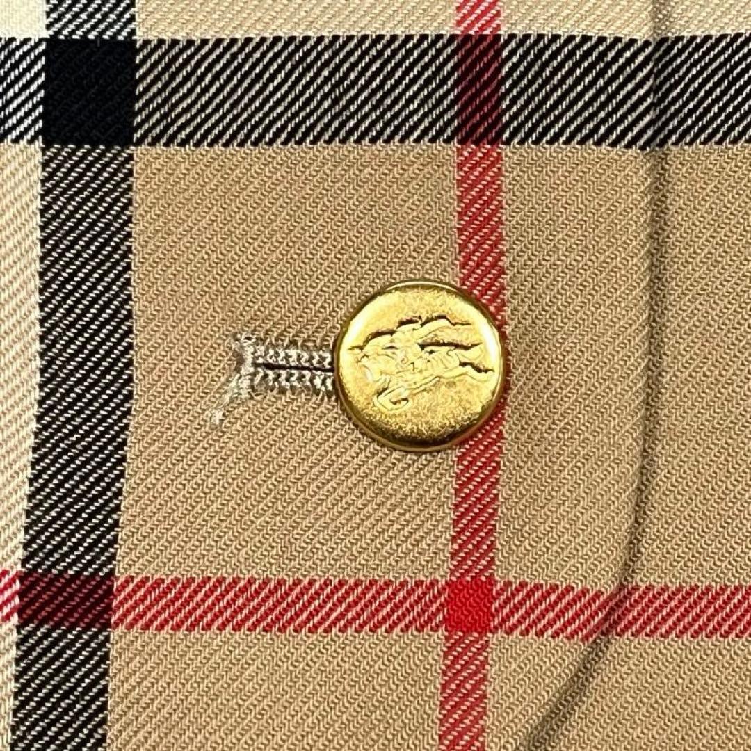 極美品✨Burberrys バーバリー ベスト ジレ ノバチェック 金ボタン