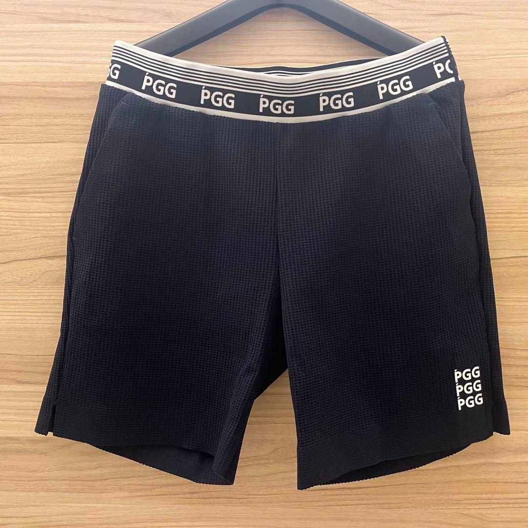 新品★28,600円 PGG パーリーゲイツ ロゴウエストショートパンツ ５