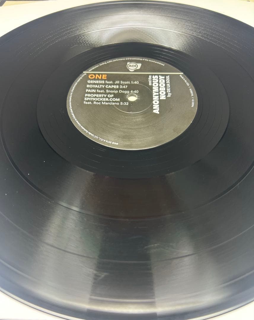 De La Soul and the Anonymous Nobody レコード