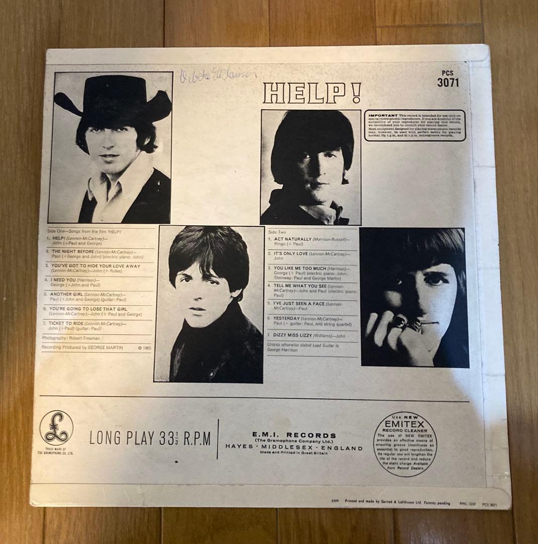 稀少DKオリジナル1stビートルズHelp!レコードBeatles
