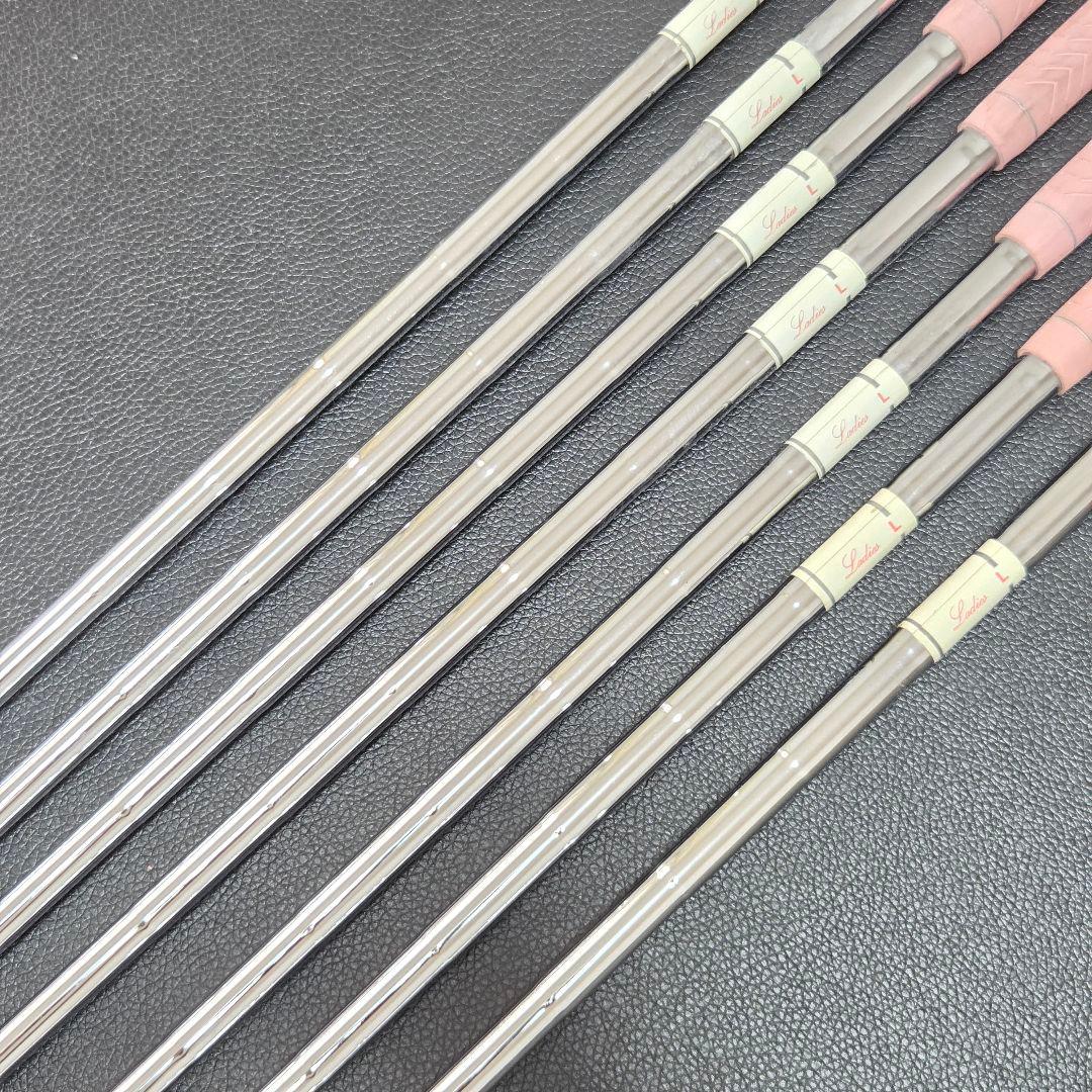レディース　CEDEIRA lafia アイアン 7本セット ピンク 初心者