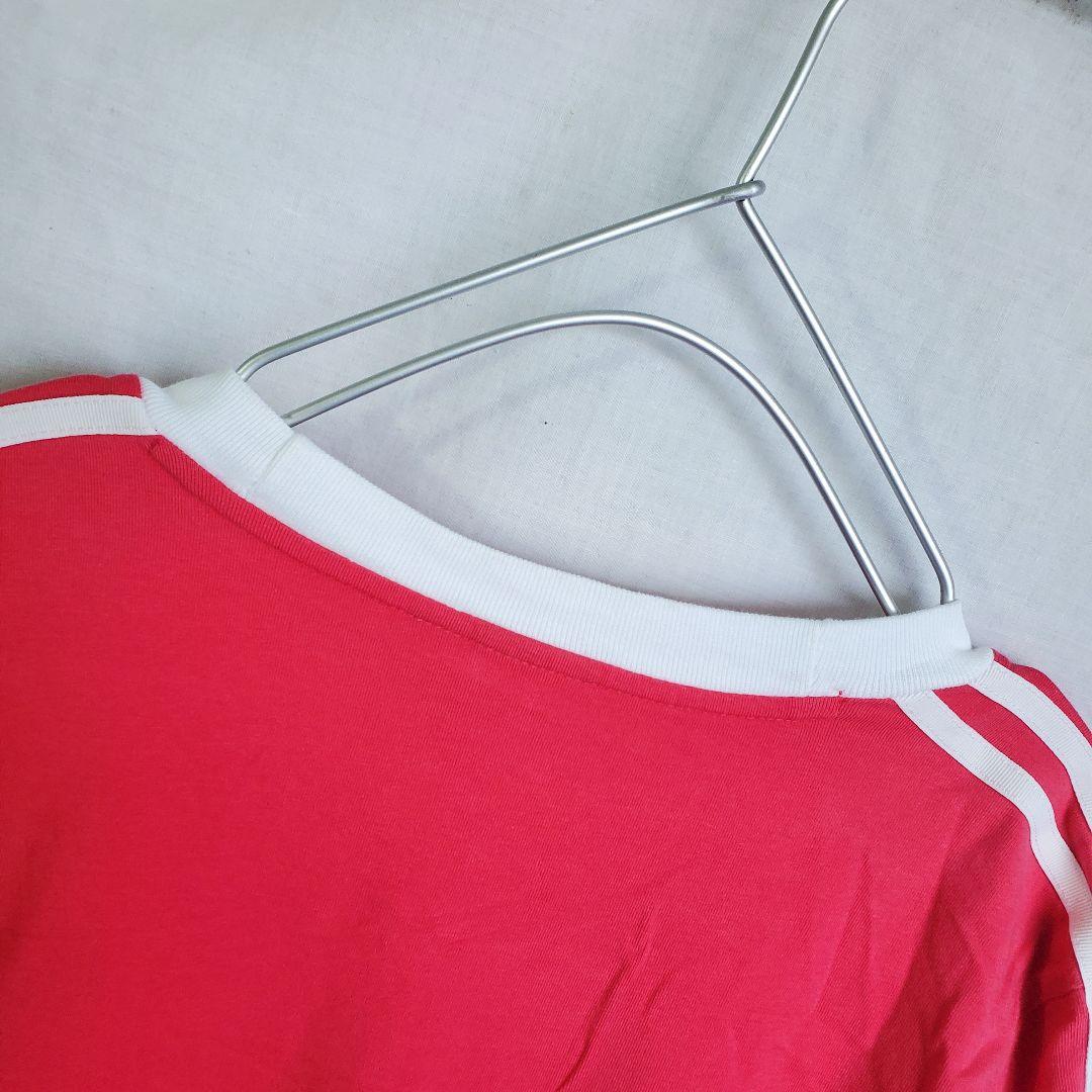 ａｄｉｄａｓ アディダス ロンT 長袖tシャツ ロングスリーブTシャツ ピンク