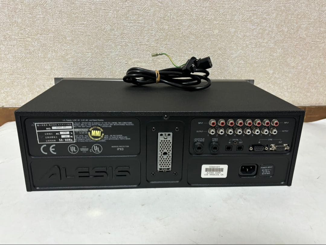 ジャンク品 ALESIS ADAT XT デジタルマルチトラックレコーダー 01