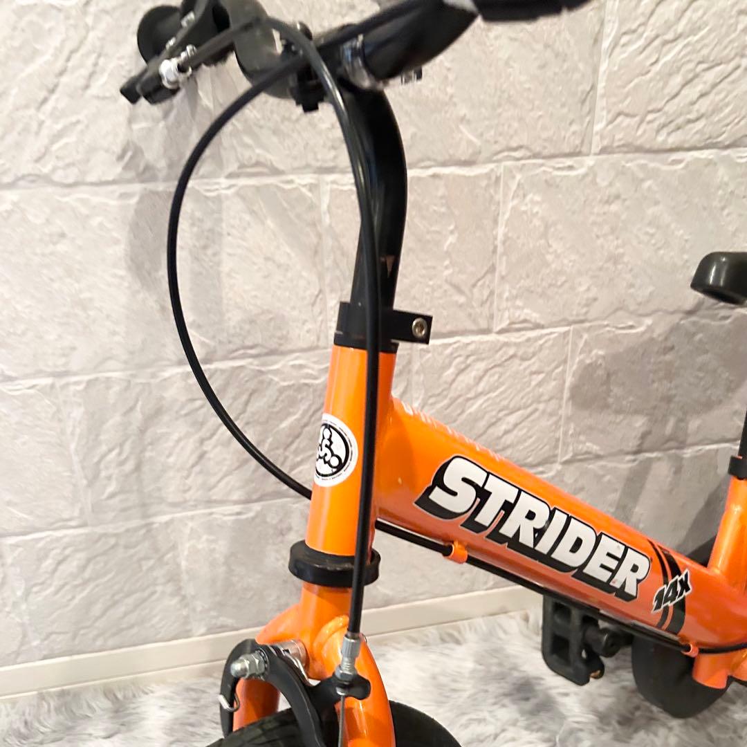 【美品　動作良好】ストライダー14X 子供用自転車 オレンジ　キックバイク