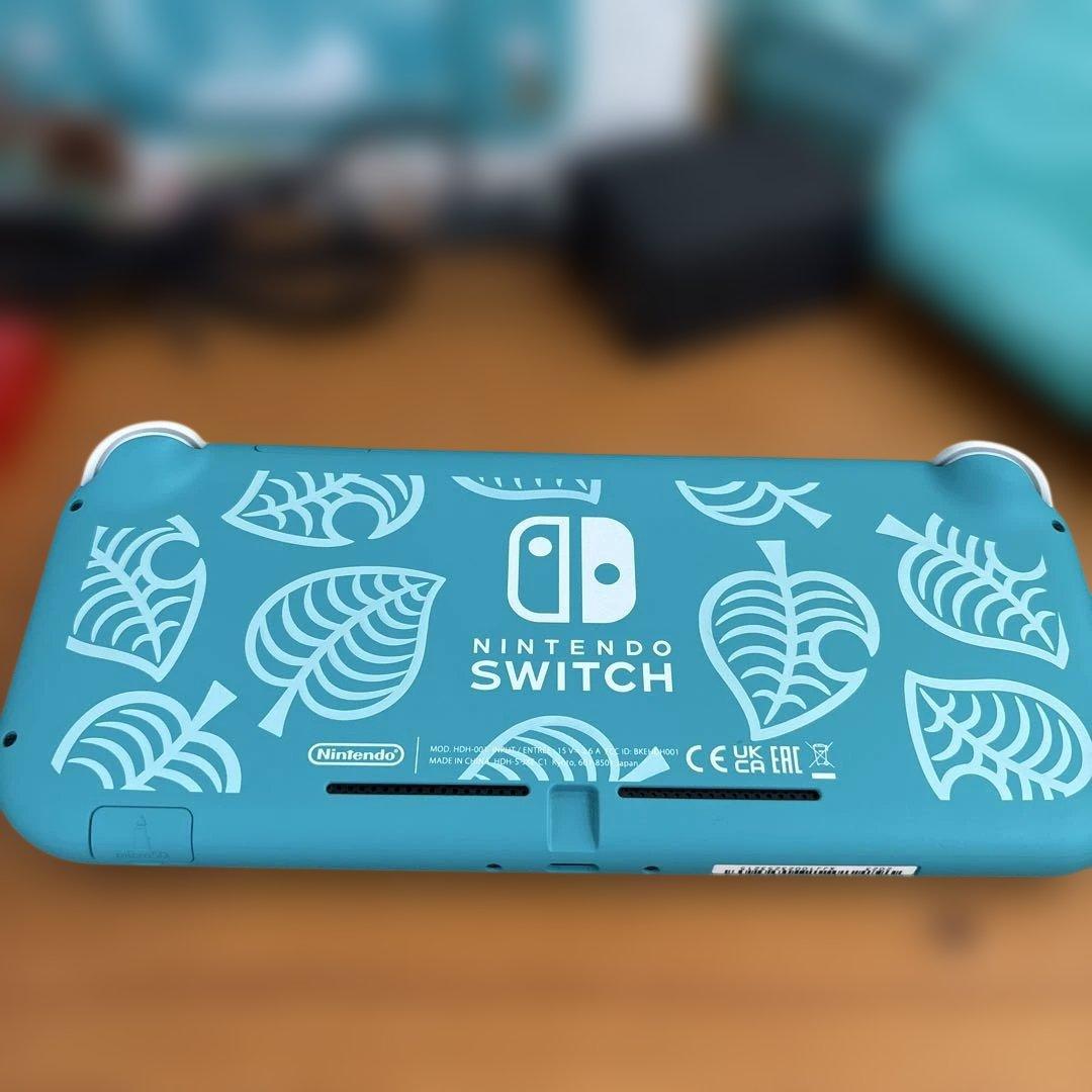 美品！Nintendo Switch Liteどうぶつの森セット　アロハ柄、他