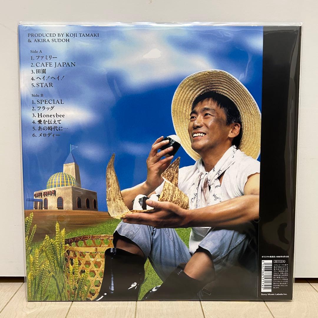 玉置浩二 CAFE JAPAN LPレコード カフェジャパン