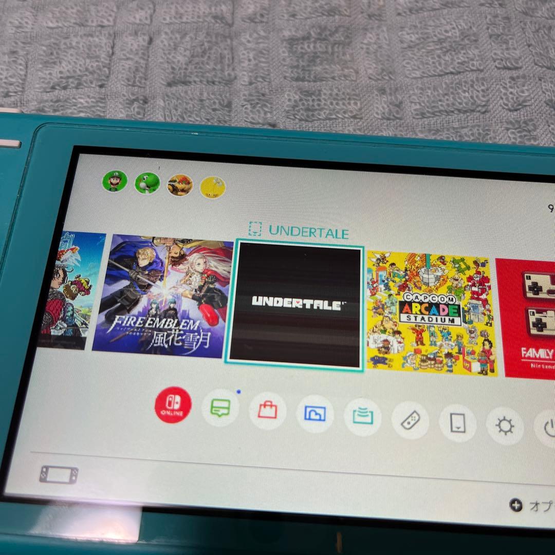 ニンテンドーSwitch Lite ターコイズ　液晶、縦線ジャンク品