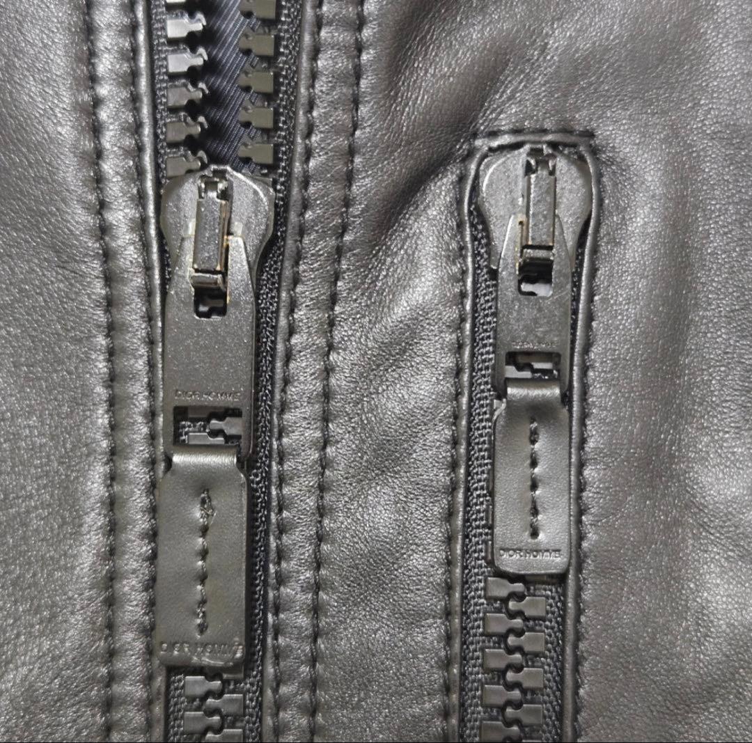 ss07 エディ期 Dior homme レザーボンバージャケット ブルゾン