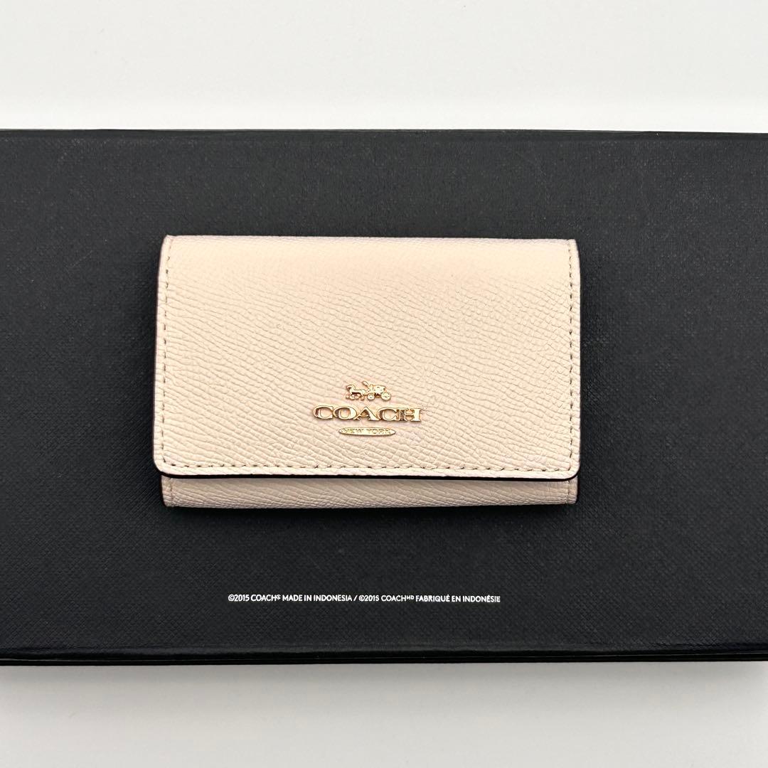 【未使用級】COACH コーチ 5連 キーケース 高級 レザー ✨極美品✨