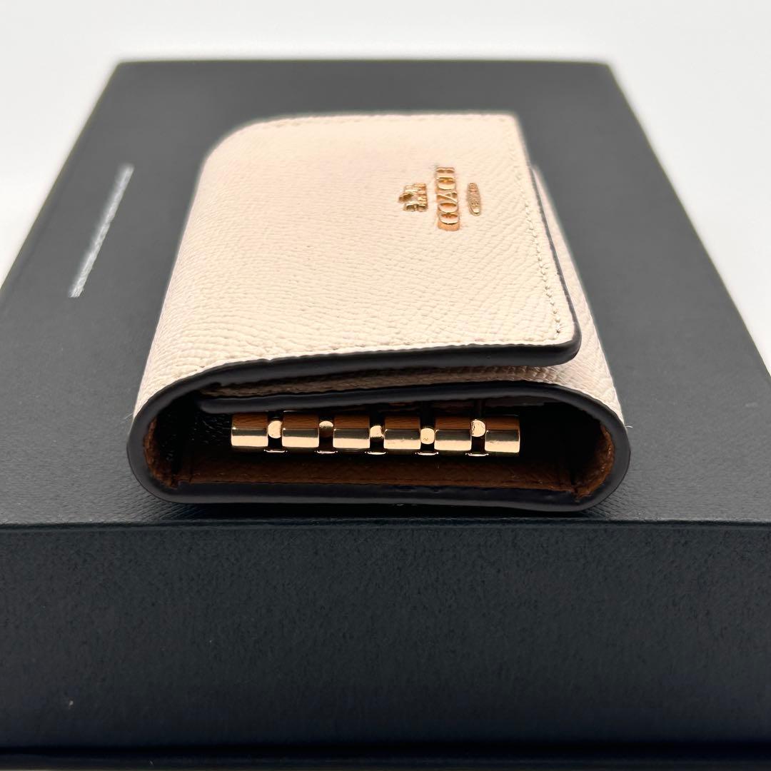 【未使用級】COACH コーチ 5連 キーケース 高級 レザー ✨極美品✨