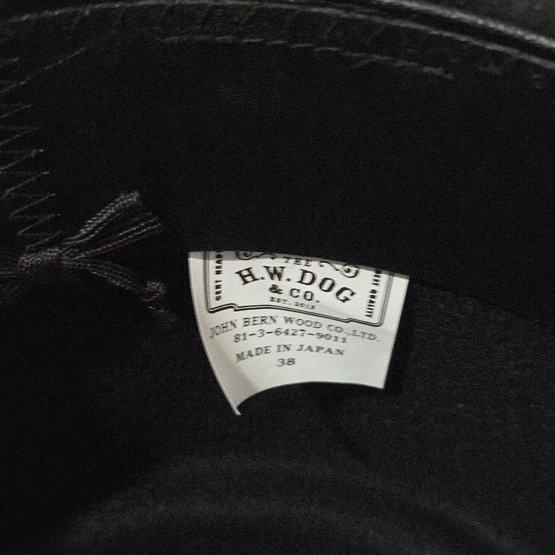 THE.H.W.DOG&CO PORK ポークパイハット 38 ブラック