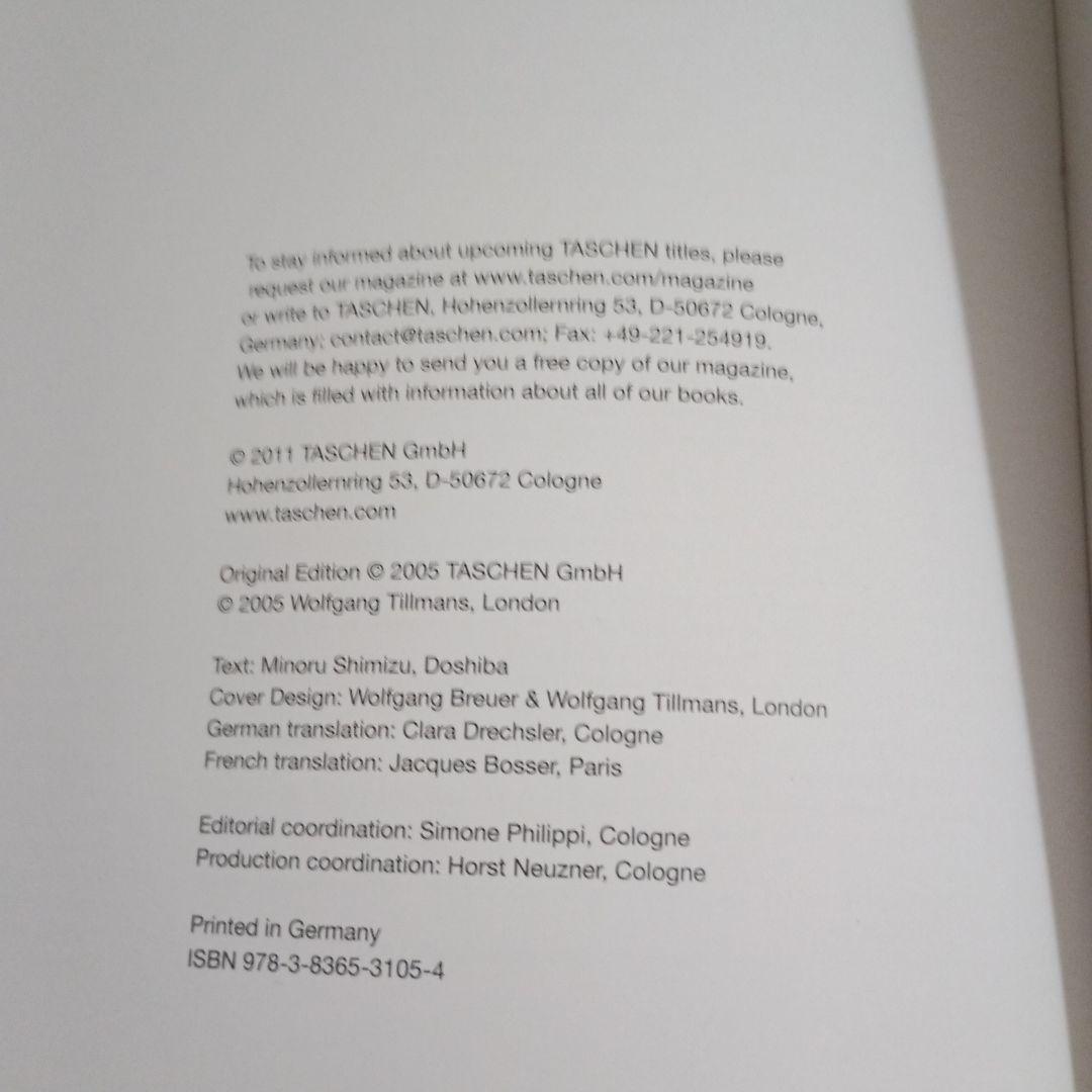 Wolfgang Tillmans／TASCHEN