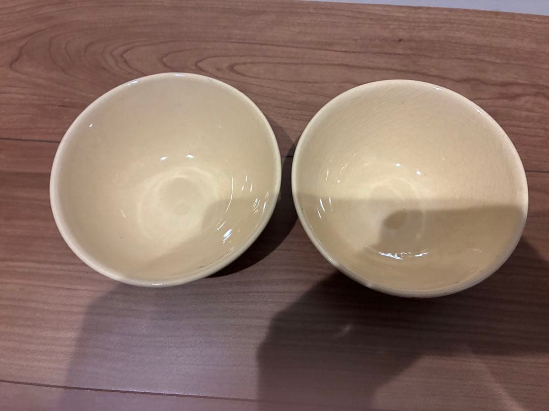 ソンべ焼き　ライテウ焼き　ベトナム　鶏の絵柄 陶器ボウル 4個セット　中小