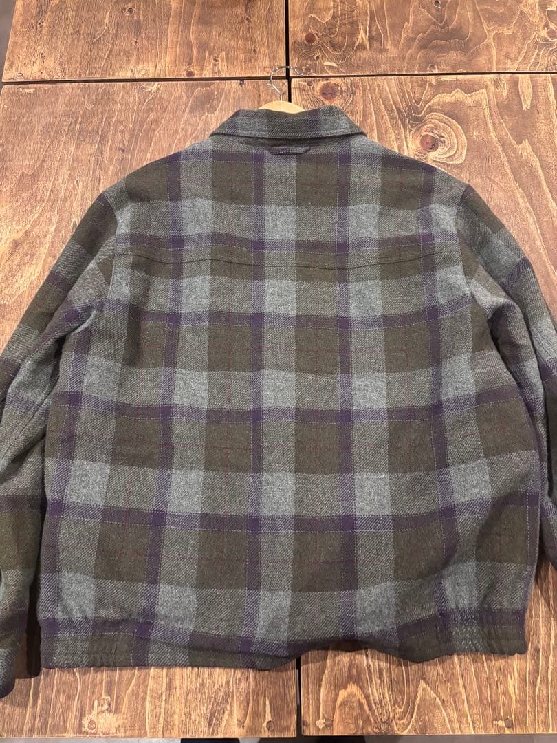 ジャケット・アウター REFINE-WOOL CHK DRIZZLER
