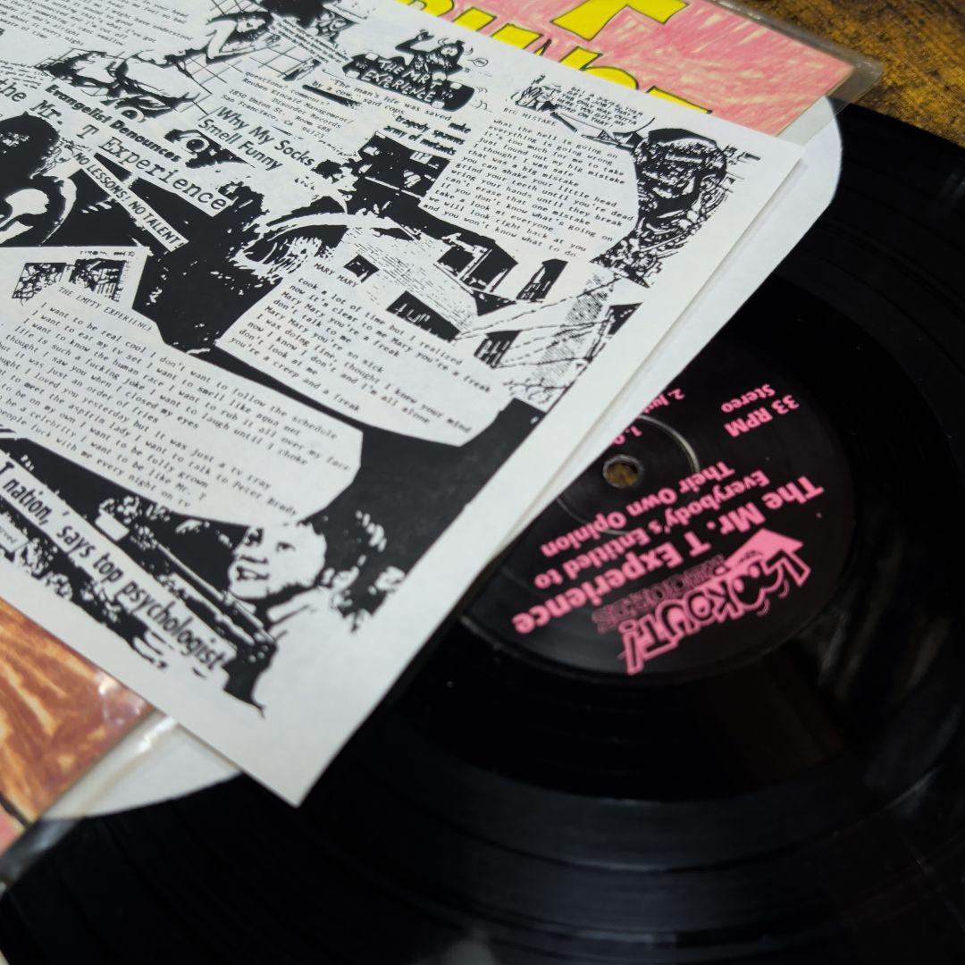 稀少LP The Mr. T Experience パンク 1990年再発盤