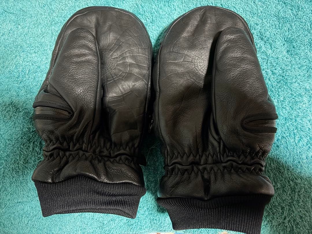 スキー・スノーボードアクセサリー DEATHGRIP Ghoul MITTEN Leather L black