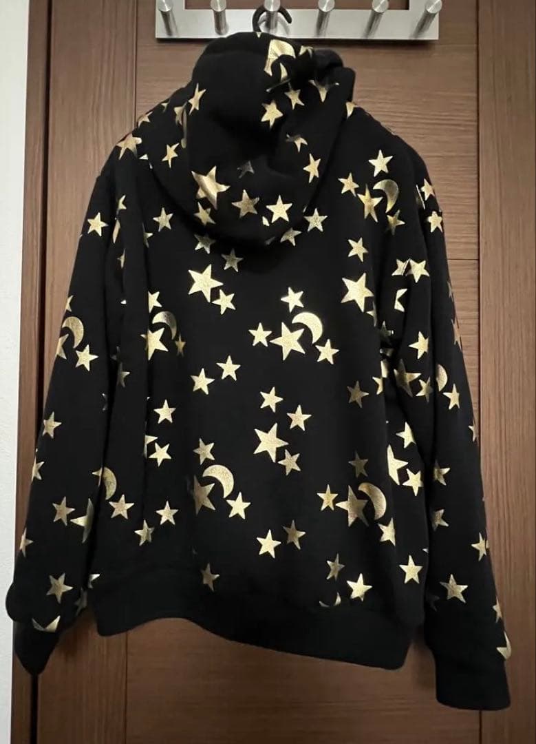 GUCCI 星と月プリント パーカー(フリーサイズ)