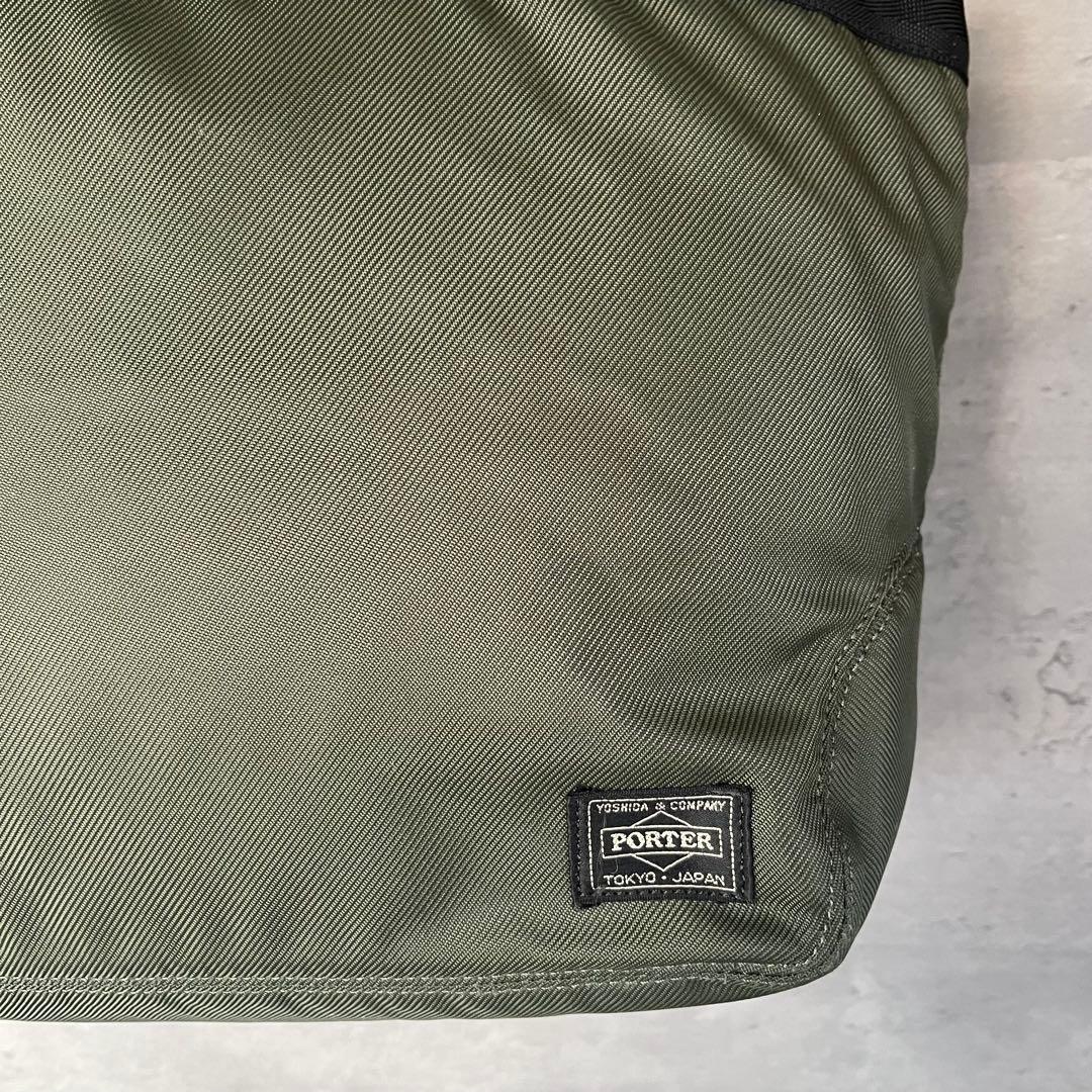 PORTER 吉田カバン ナイロントートバッグ カーキ A4収納可