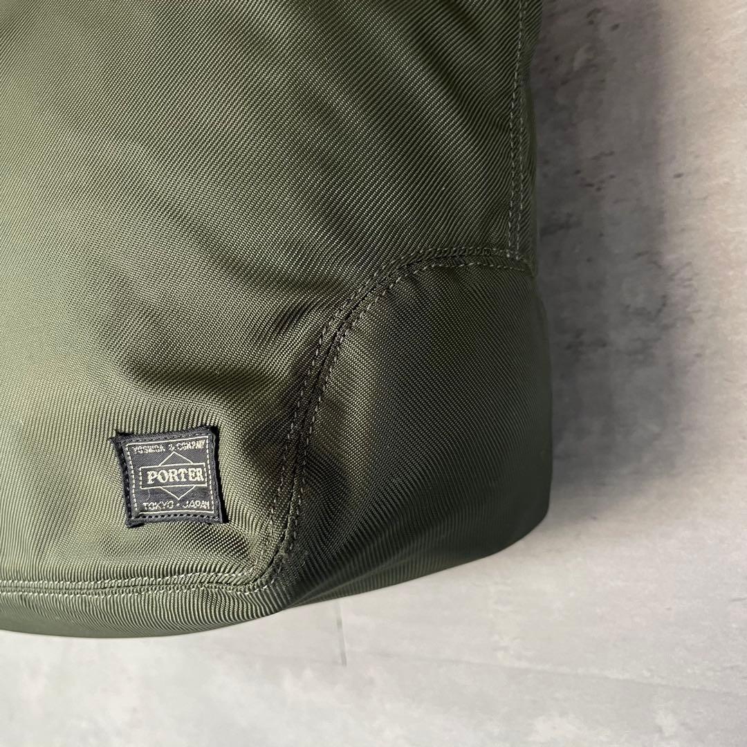 PORTER 吉田カバン ナイロントートバッグ カーキ A4収納可
