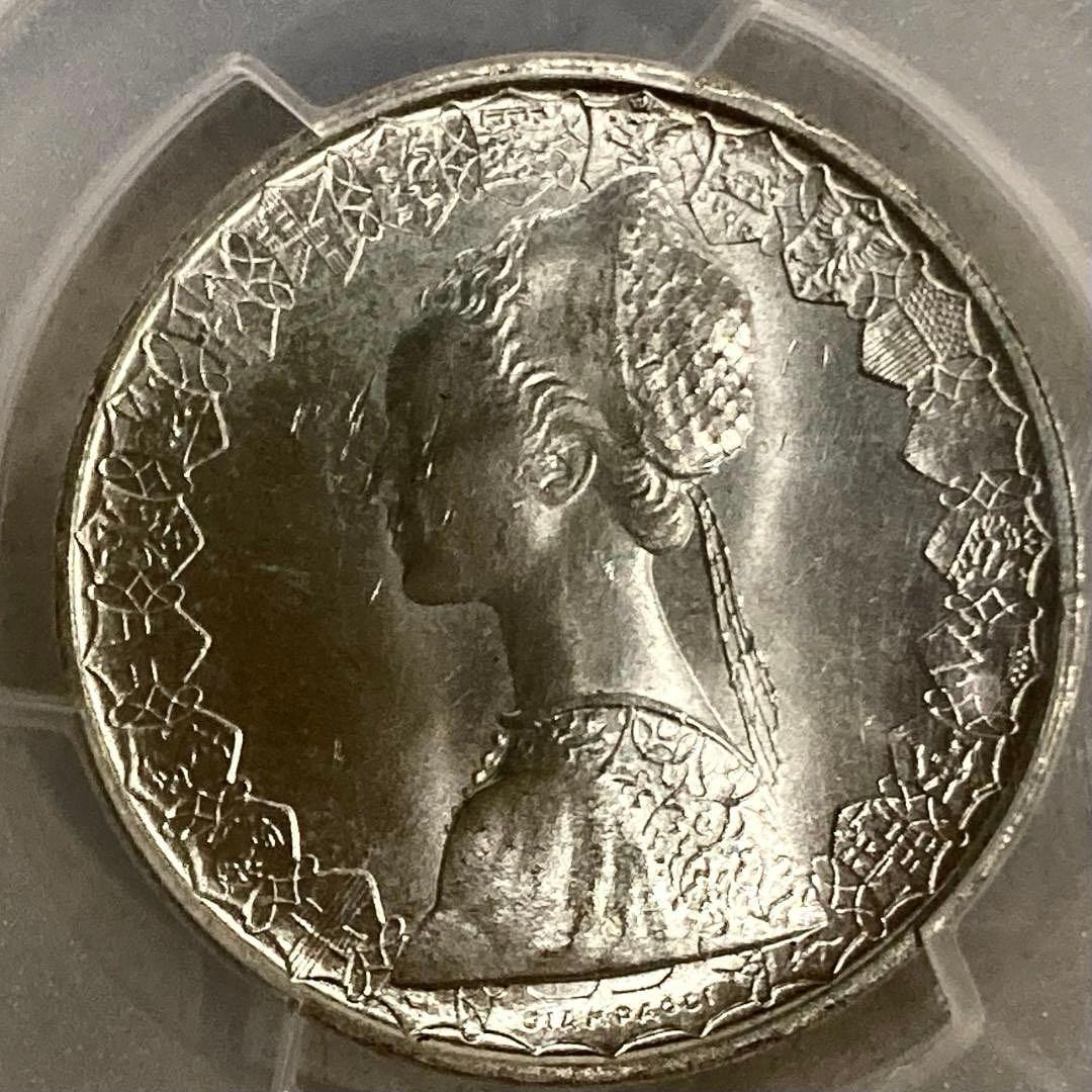 ★★★★おすぎ★★★★1967年イタリア500リラ銀貨★PCGS MS65