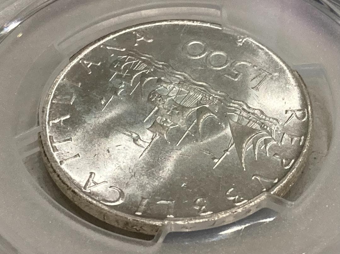 ★★★★おすぎ★★★★1967年イタリア500リラ銀貨★PCGS MS65