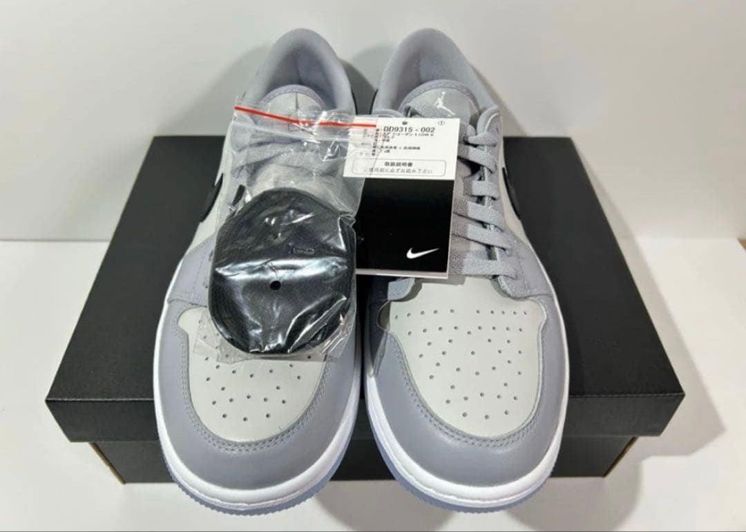 【新品】 Nike AirJordan1 Low Golf ウルフグレー