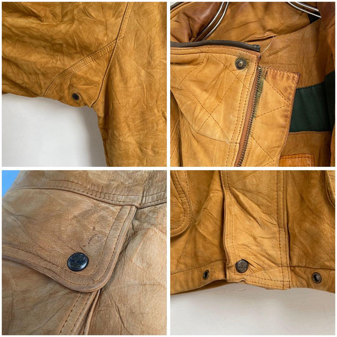 90s Timberland レザージャケット ヴィンテージ ティンバーランド