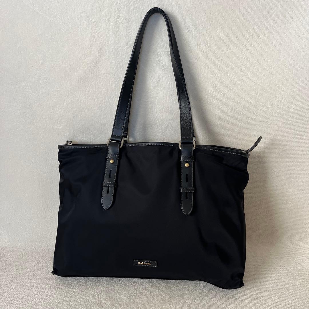 ●良品　ポールスミス　トートバック　ビジネスバッグ　ハンド　大容量