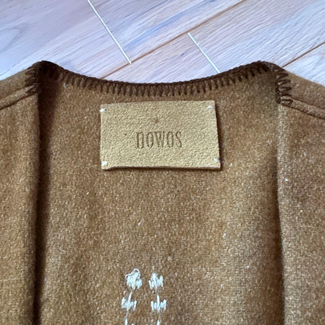 NOVOS ブラウン刺繍ベスト