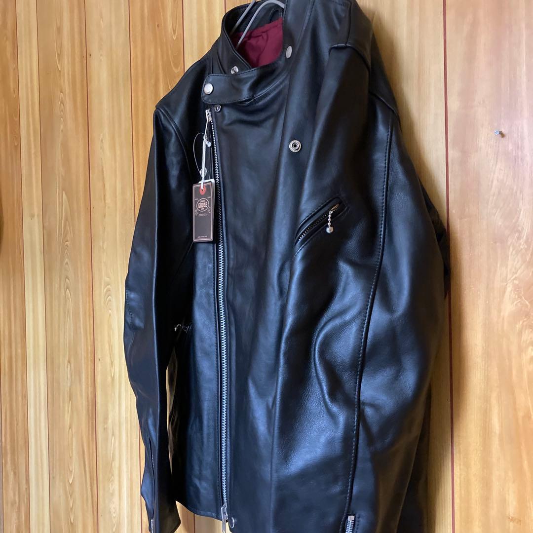 新品　希少ビッグサイズ46 JAMES GROSE リカルド　ダブルライダース