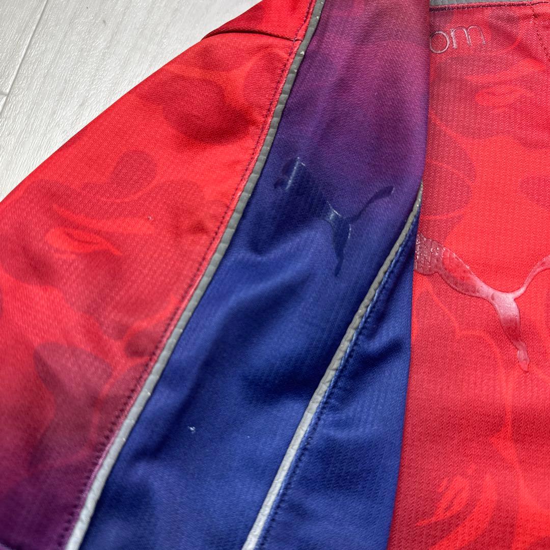 PUMA BAPE.FC サッカーシャツゲームシャツLグラデーションカラー