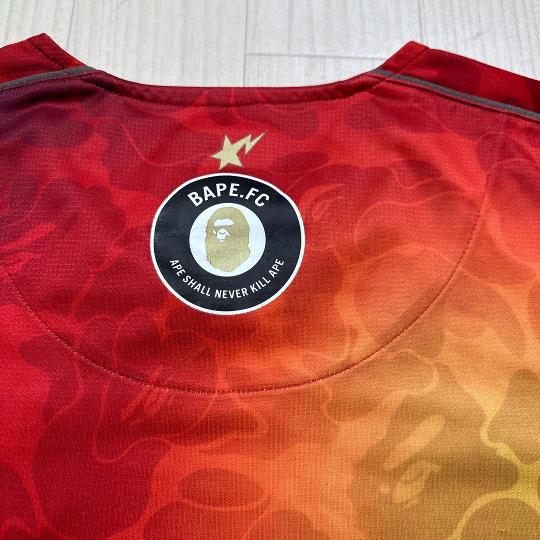 PUMA BAPE.FC サッカーシャツゲームシャツLグラデーションカラー