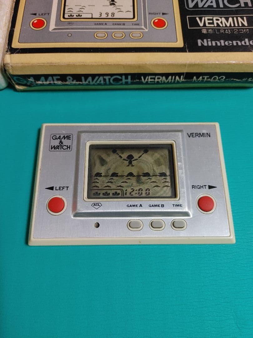 任天堂 ゲームウォッチ バーミン　GAME WATCH VERMIN