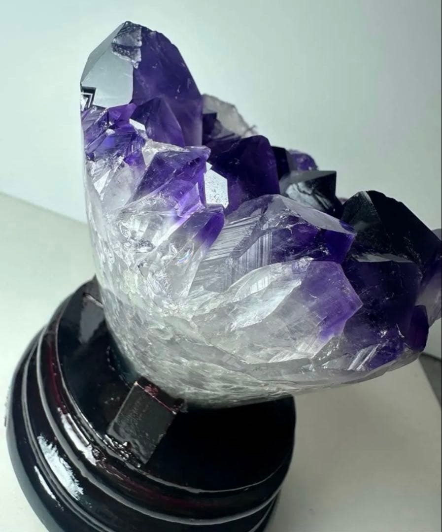 ✨フラワーアメジストクラスター 876g 紫水晶 原石 天然石 置物 ①