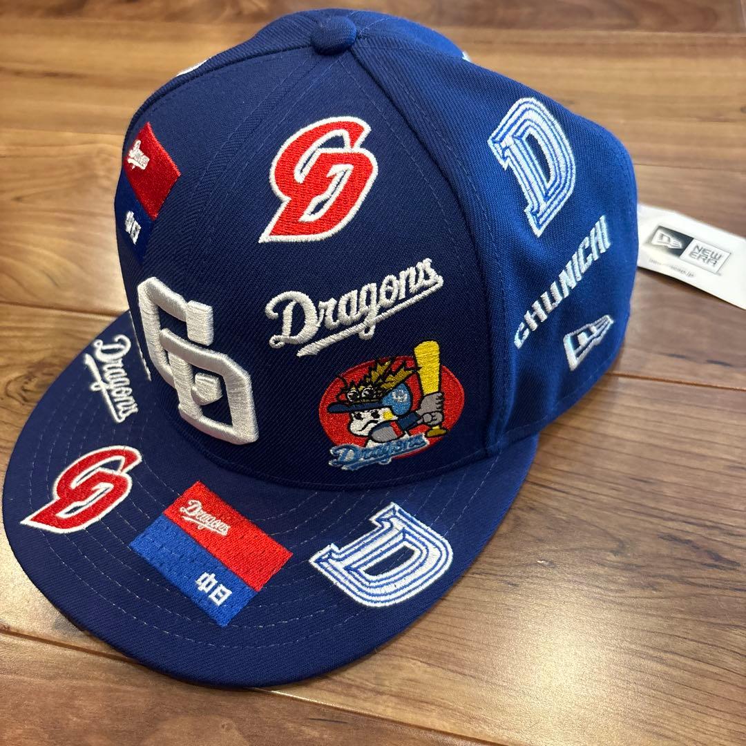 中日ドラゴンズ×ニューエラ マルチロゴキャップ 帽子2025年 完売品