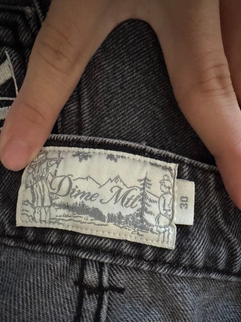 Dime 時計デザイン デニムパンツ 30 完売品