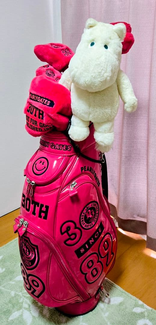 PEARLY GATES 30TH ゴルフバッグ ピンク