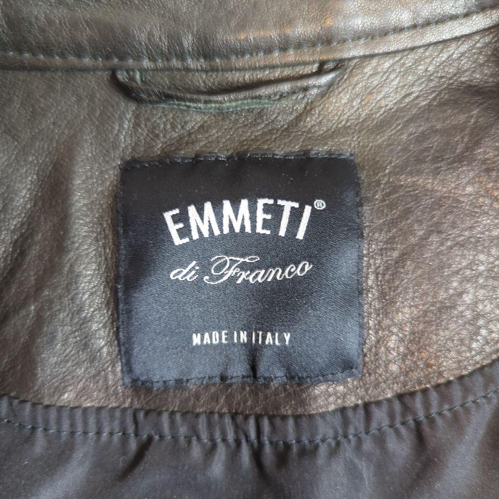 EMMETI エンメティ YURI ユリ レザージャケット ラムスキン 黒 44