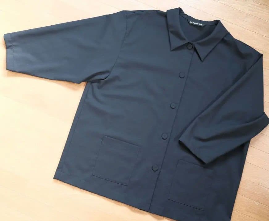 mizuiroind 美品waid shirt jacket　ワイドジャケット