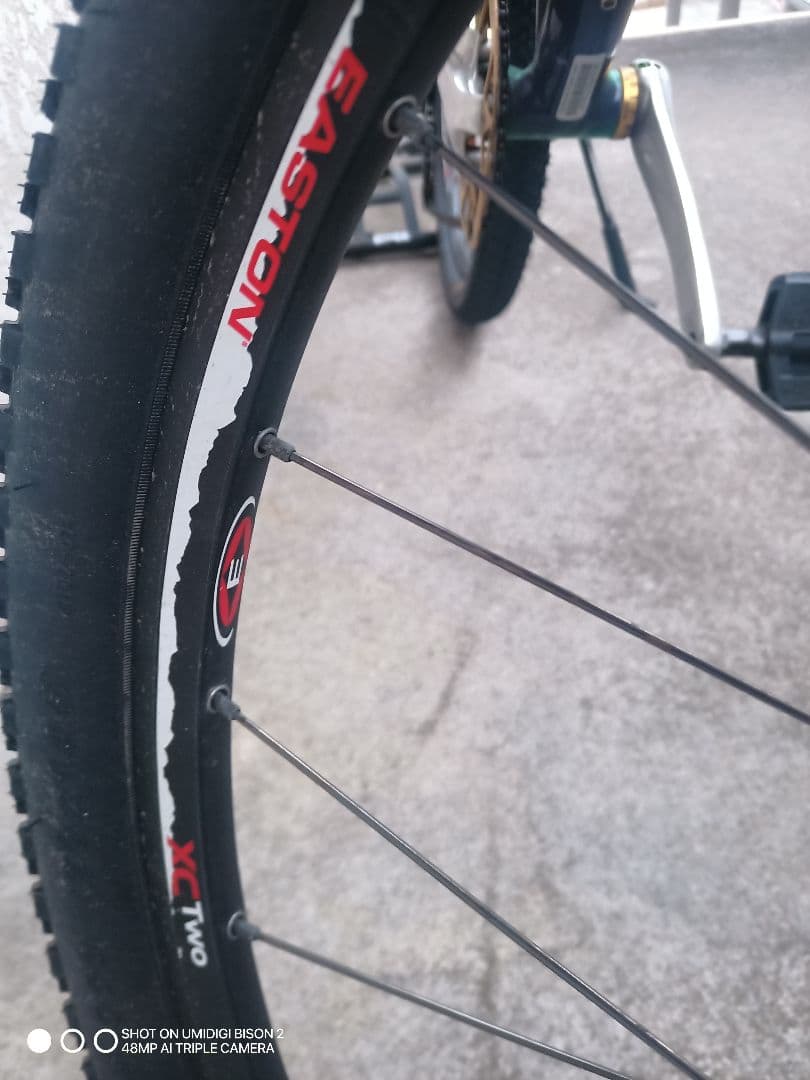 EASTON　XC TWO MTB中古ホイール タイヤ・チューブ付