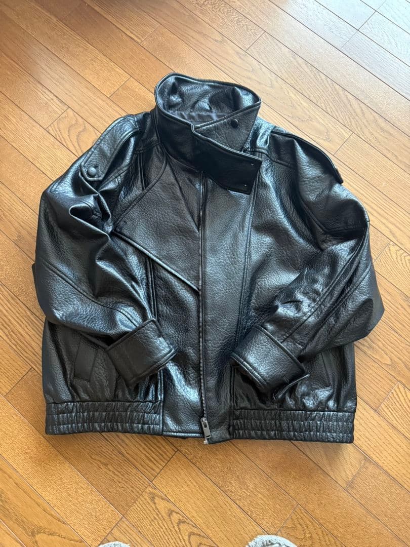 zaraフェイクレザージャケットXXL