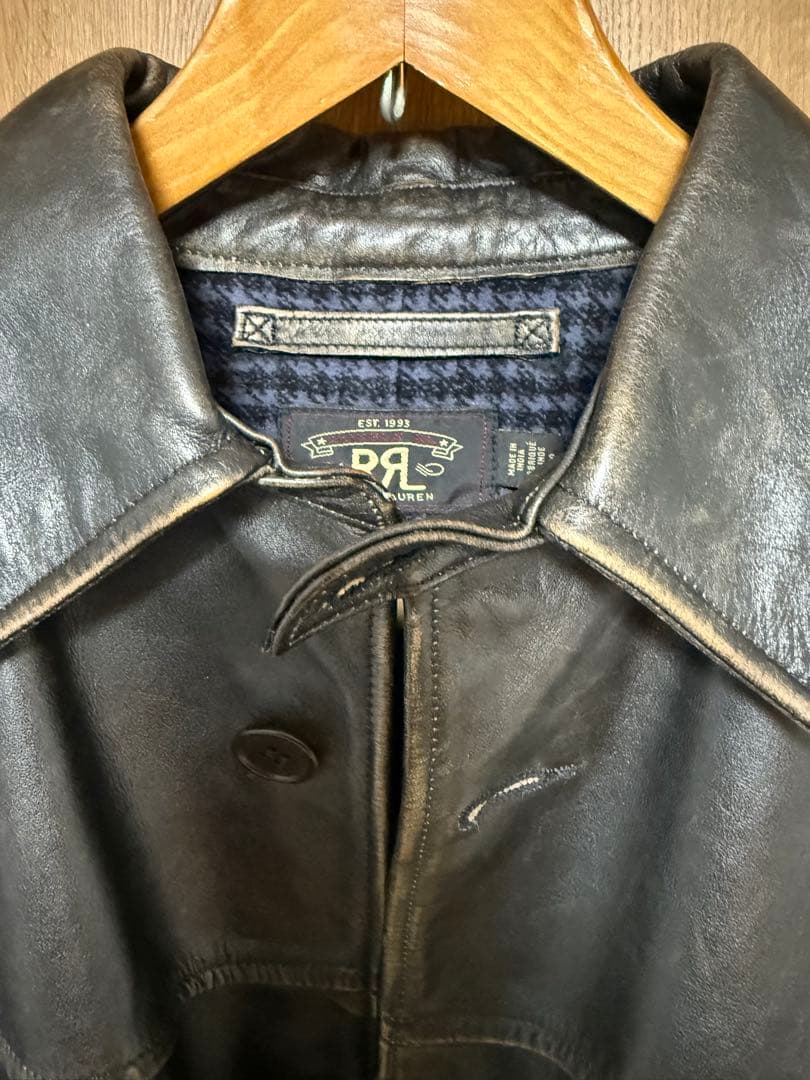 【早い者勝ちセール（3月1日まで）】RRL レザー　カーコート　タブルアールエル