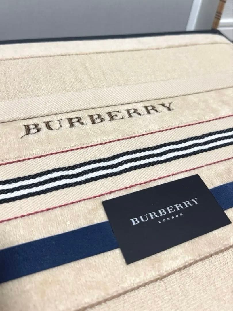 BURBERRY 大判タオルケット 綿100% 新品未使用