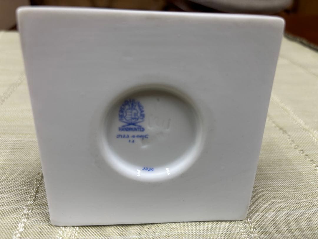 ヘレンド HEREND 陶器 青い鳥 置物