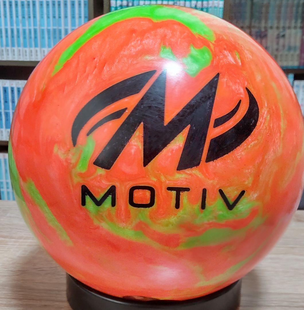 MOTIV Sniper ボウリングボール オレンジ/グリーン　14P