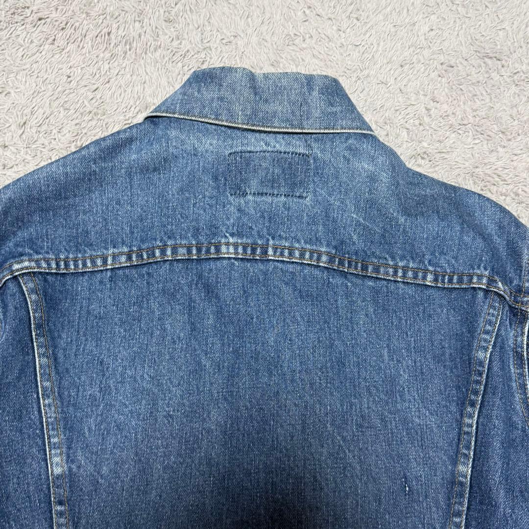 70s USA製 LEVI'S 70505 デニム ジャケット　縦落ち　4th